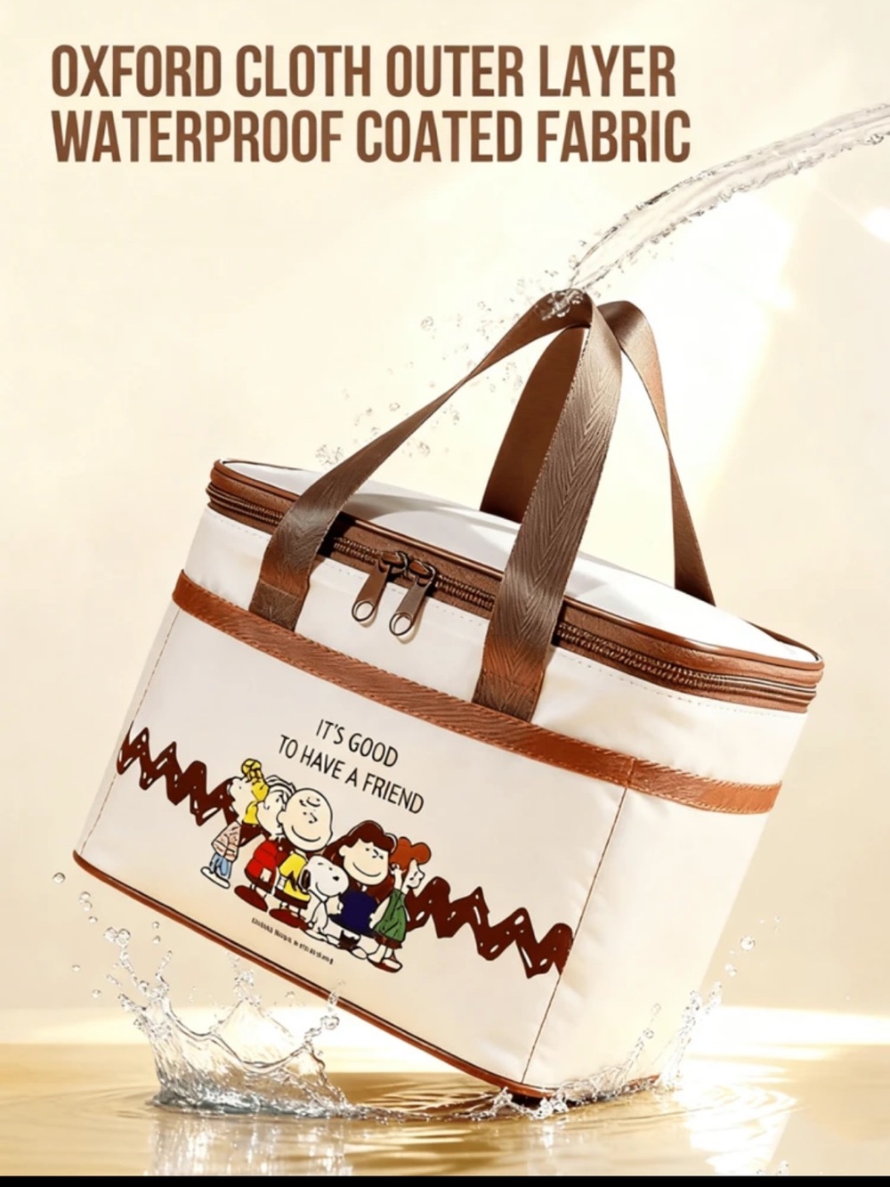 Snoopy Insulated Lunch Bag NEW 🏷️ - Picture 2 of 8